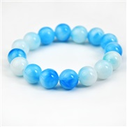 (B1693 Y 3blue )new medium color imitate beads bracelet woman all-Purpose samll temperament color