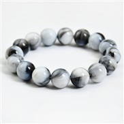 (B1693 Y 8grey )new medium color imitate beads bracelet woman all-Purpose samll temperament color