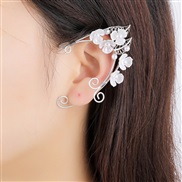 (6 6) Earring occidental style retro flowers rose tassel Ear clip