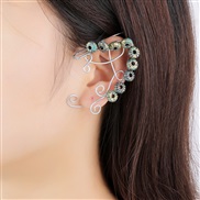 (6 9) Earring occidental style retro flowers rose tassel Ear clip