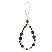 ( black 11341)occidental styleins ethnic style fashion geometry beadsdiy crystal flowers chain hanging ornaments