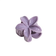 (purple) flowercm samll half elegant lovely claw fashion