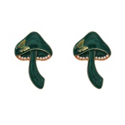 ( green)enamel earrings exaggerating occidental style Earring woman fashion samll style ear studearrings