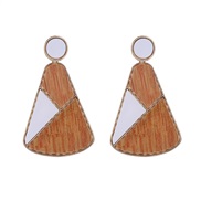 ( white)occidental style summer Alloy earrings retro all-Purpose exaggerating fashion ear stud Earring