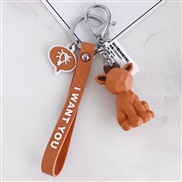 (coffeeg )geometry surface animal key buckle pendant student bag bag key chain hanging ornaments creative gift