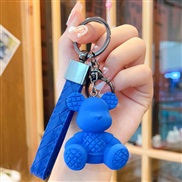 ( blue) key buckle fashion man personality samll key chain bag bag hanging ornaments woman key circle