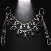 ( Silver)drop chain bride multilayer chain woman ody chain