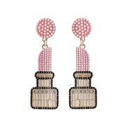 occidental style personality exaggerating sweet color cartoon beads Alloy earring earrings