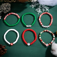 occidental style  christmas Word color bracelet set  creative Santa Claus gift Word