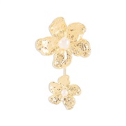 ( Gold)R occidental style flowers  personality exaggerating elegant sweet opening ring fashion wind