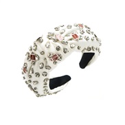 ( white) Olives Headband woman fully-jewelled retro high temperament occidental style