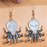 occidental style fashion concise color cartoon series personality earrings