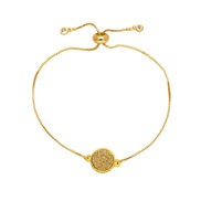 ( Gold)occidental styleins wind Round bracelet samll high bronzek gold bracelet womanbrc