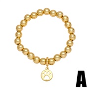 (A) samll pendant bracelet gilded all-Purpose embed zircon beadsbrc