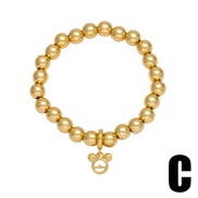 (C) samll pendant bracelet gilded all-Purpose embed zircon beadsbrc