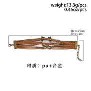 ( 1  Ancient bronze +coffeeg  24 4)occidental styleEaster Word bracelet set  color loveracelet