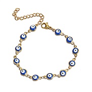 ( blue Bracelet) occidental style color blue eyes eyes bracelet Round eyes bracelet woman