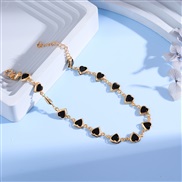 ( blacklove )occidental style color love bracelet women sweet heart-shaped beads bracelet candy colors love bracelet