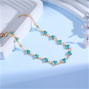 ( bluelove )occidental style color love bracelet women sweet heart-shaped beads bracelet candy colors love bracelet