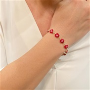 ( red)occidental style trend fashion eyes bracelet retro brief enamel eyes
