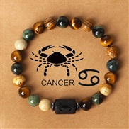 (6.22 7.22) natural beads bracelet Zodiac eyes