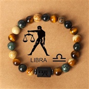 (9.23 1 .23) natural beads bracelet Zodiac eyes