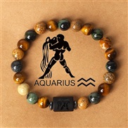 (1.2  2.18) natural beads bracelet Zodiac eyes