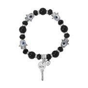 ( black)occidental style natural bracelet woman  exotic ethnic style key crystal woman