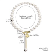 (N2312 6 Pearl )Pearl high gift necklace woman  Pearl necklace spring summer
