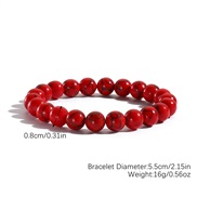 (S24 3 3  red )mm natural crystal  natural agate crystal beads bracelet
