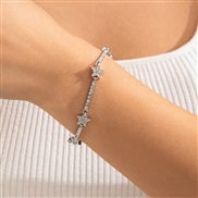 ( 1  White K 2379)occidental style pendant tassel set bracelet ins all-Purpose heart-shapedtarracelet