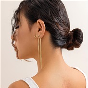 ( 3  White K 316 )occidental styleowEarring bow ear studins wind Metal brief Earring woman
