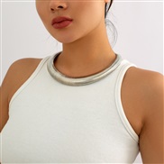 ( necklace White K 5764)occidental style  punk exaggerating snake Africa Collar  geometry Metal clavicle