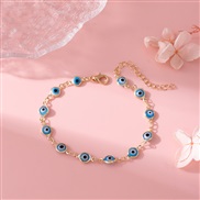 ( Lake Blue  Eye  Bracelet)retro eyes bracelet woman color eyes fashion personality trend creative