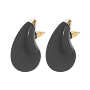 ( black)E occidental style candy colors enamel drop earrings  fashion brief ear stud