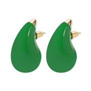 ( green)E occidental style candy colors enamel drop earrings  fashion brief ear stud