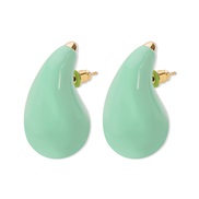 ( green)E occidental style candy colors enamel drop earrings  fashion brief ear stud