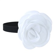 ( white) big flowers ladyhoker necklace  romantic Cloth circle