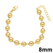 (8mm)occidental styleins brief fashion beads bracelet man woman personality all-Purpose braceletbrm