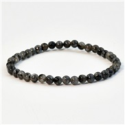 (4mm)temu black bracelet man woman all-Purposemm handmade beads