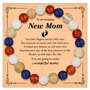 (B177  New Mom)agate crystal beads bracelet womanmm beads belt gift