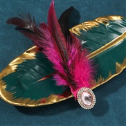 ( rose RedKCgold ) feather ring retro ring