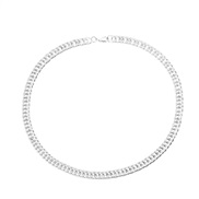 ( White K K 5946 cm) clavicle chain man ornament Alloy necklace man style all-Purpose trend chain man woman