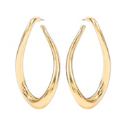 ( Gold)E Drop-type Irregular geometry earring  creative brief wind personality samll earrings woman
