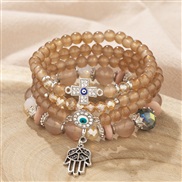occidental style fashion concise eyes multilayer temperament lady bracelet