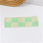 ( green)Korea head leisure samll grid belt summer sport Headband head belt