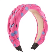 ( Pink)F occidental style brief color width Headband  fashion exaggerating high Headband
