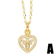 (A)occidental style brief butterfly necklace womanins samll fashion temperament clavicle chainnkv