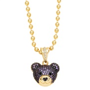 (purple)occidental style samll necklace womanins personality fully-jewelled lovely pendant temperament all-Purpose clav
