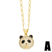 (A)sweet lovely cat necklace woman brief small fresh love samll clavicle chain chainnkv